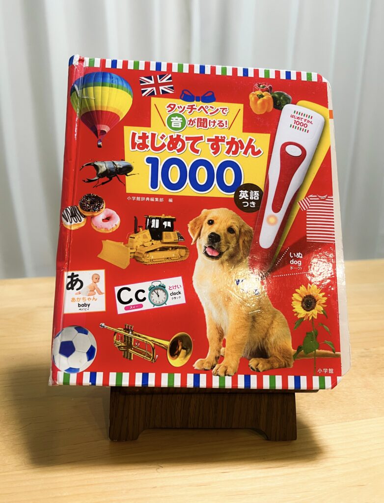 はじめてずかん　english picture book
図鑑